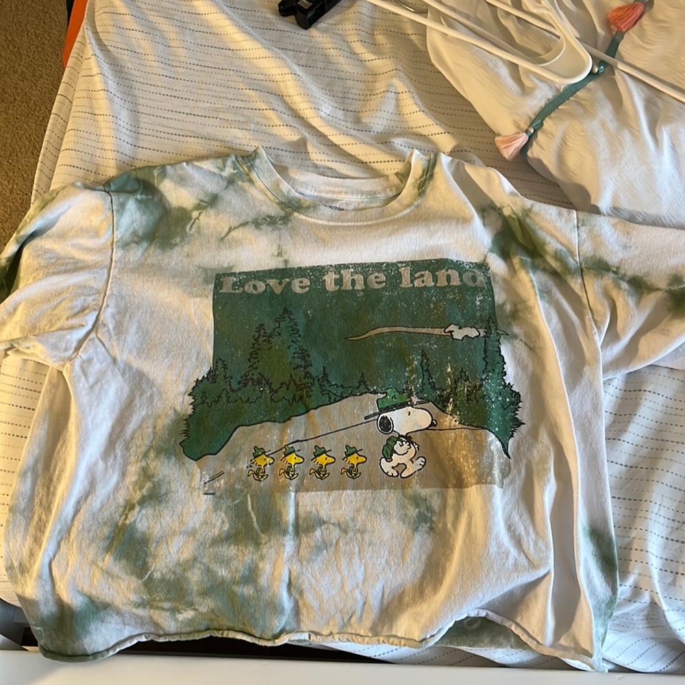 LOVE THE LAND SNOOPY SHIRT